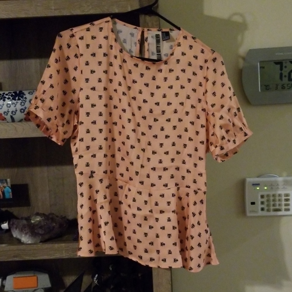 Forever 21 x Hello Kitty Chococat Top/Medium